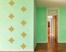 Damask Wall Pattern  Art Stickers